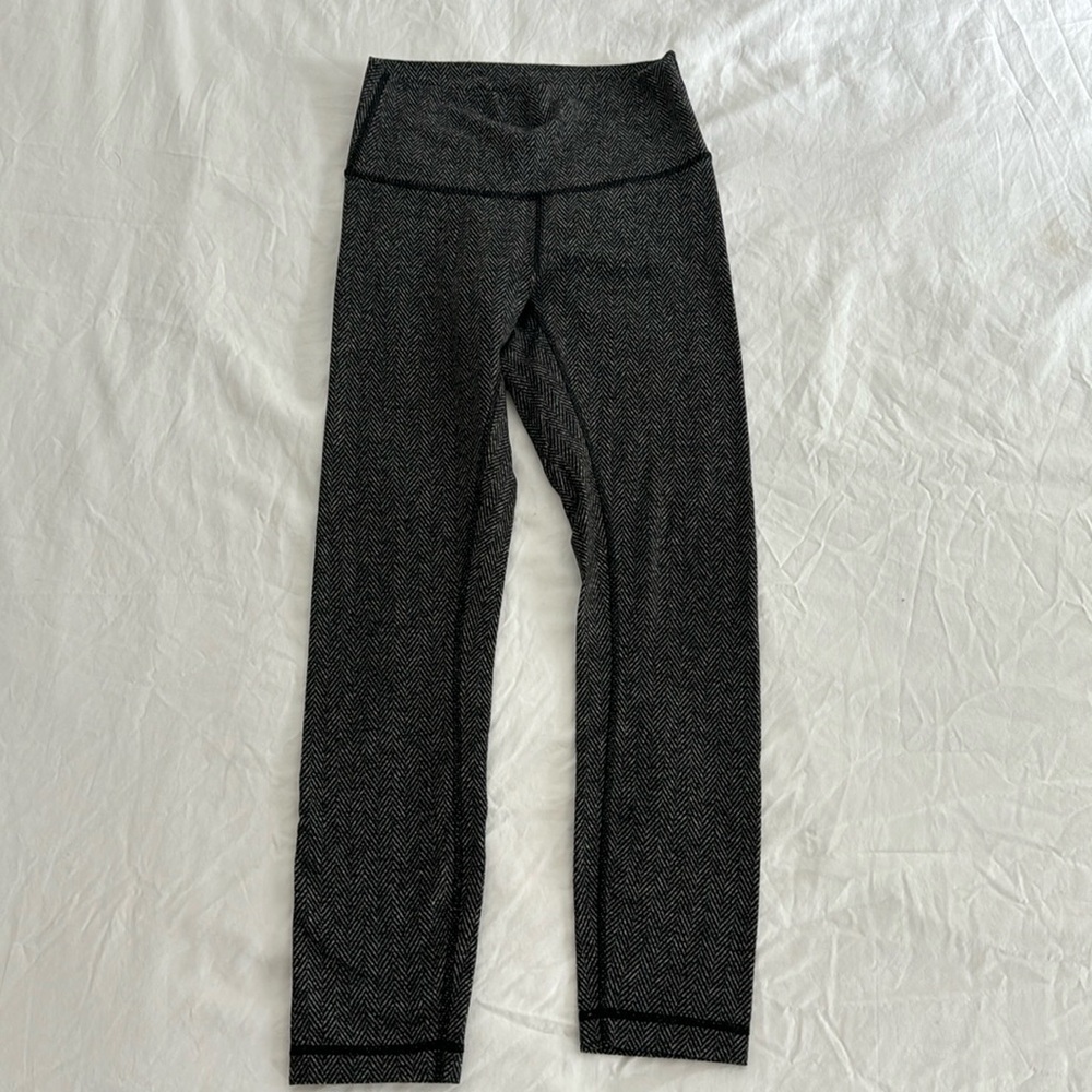 Lululemon Gray Herringbone Align Pants Size 4